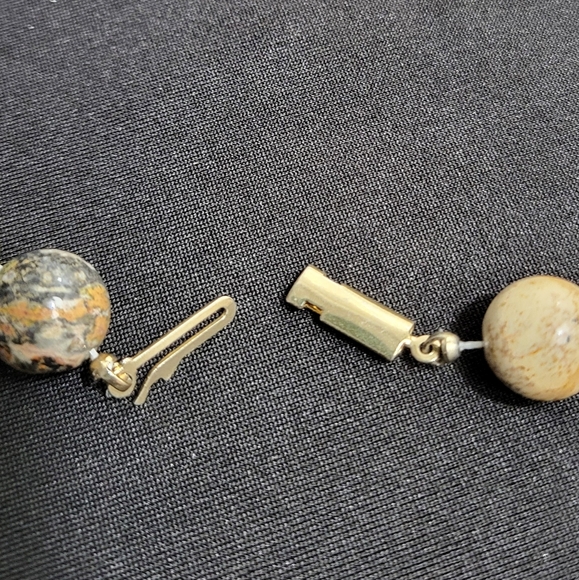 Vintage Artisan Jasper Stone Necklace - Picture 3 of 4